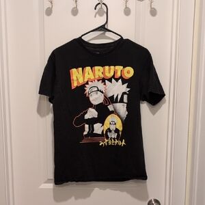 Naruto Black Graphic T-Shirt